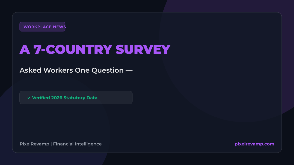 A 7-Country Survey Asked Workers One Question — Half Gave an Answer Their Bosses Won't Like
