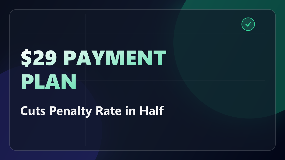 If You Cannot Pay by October 15, the Installment Agreement Is the Move That Actually Helps