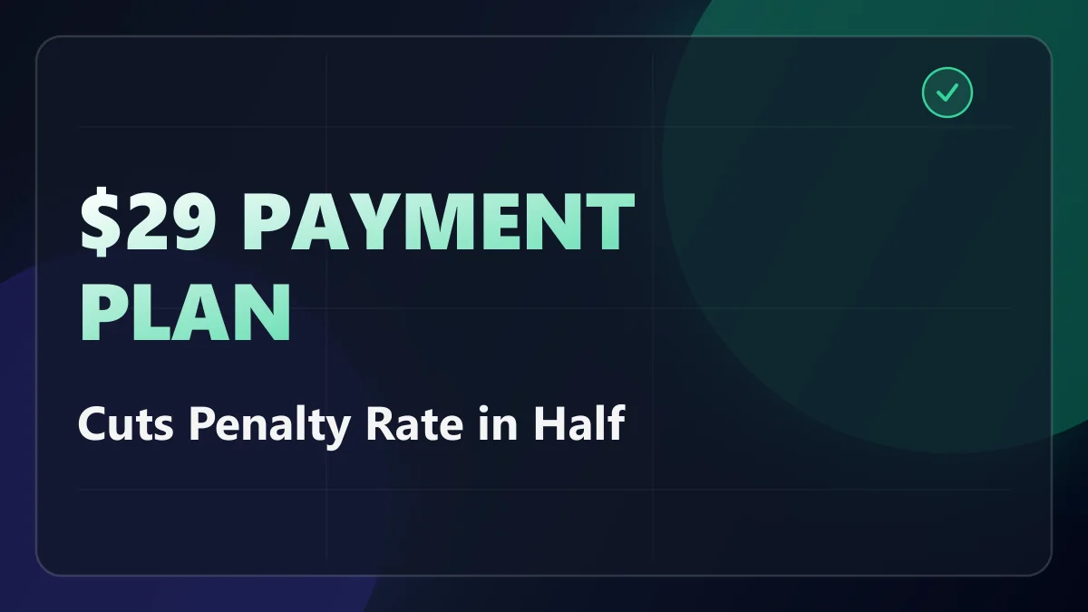 If You Cannot Pay by October 15, the Installment Agreement Is the Move That Actually Helps