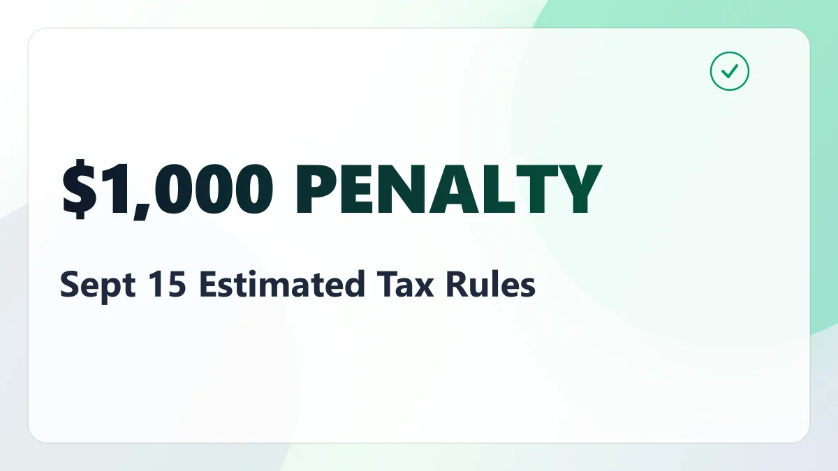 Four Questions to Work Through Before Tuesday's Estimated Tax Deadline
