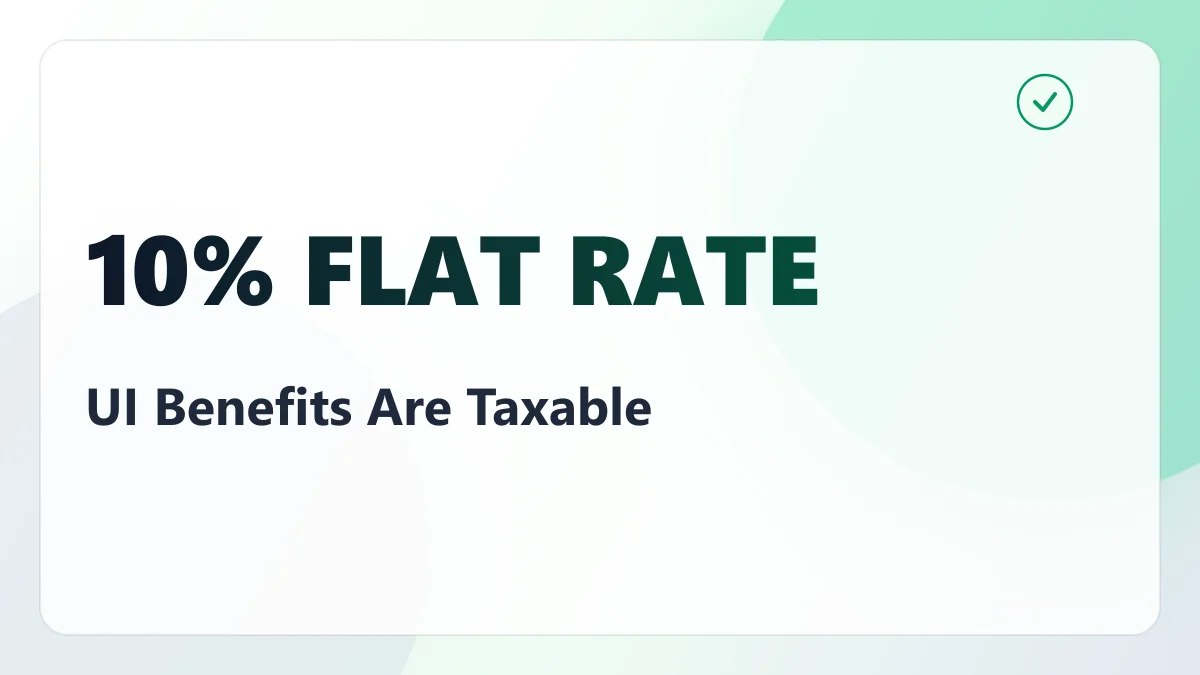 Your Unemployment Benefits Are Taxable, and Nobody Is Withholding a Cent Unless You Ask